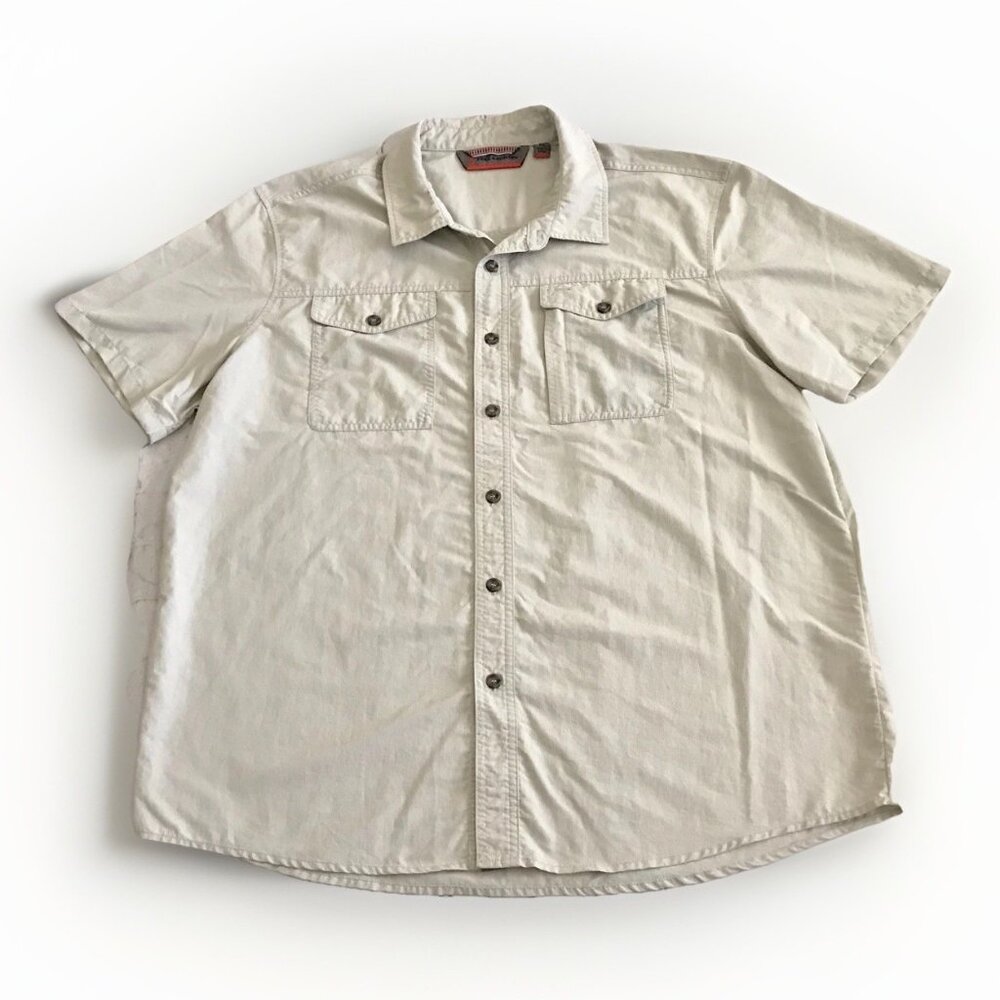 Free Country‎ Men's Tech Short Sleeve Shirt Size XL Outdoor Hiking Fishing Trek